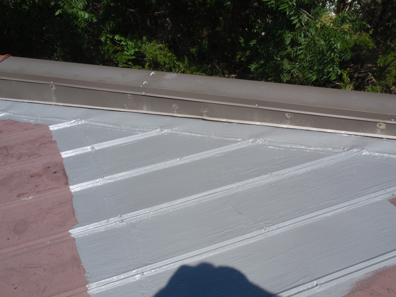 metal roof replaced